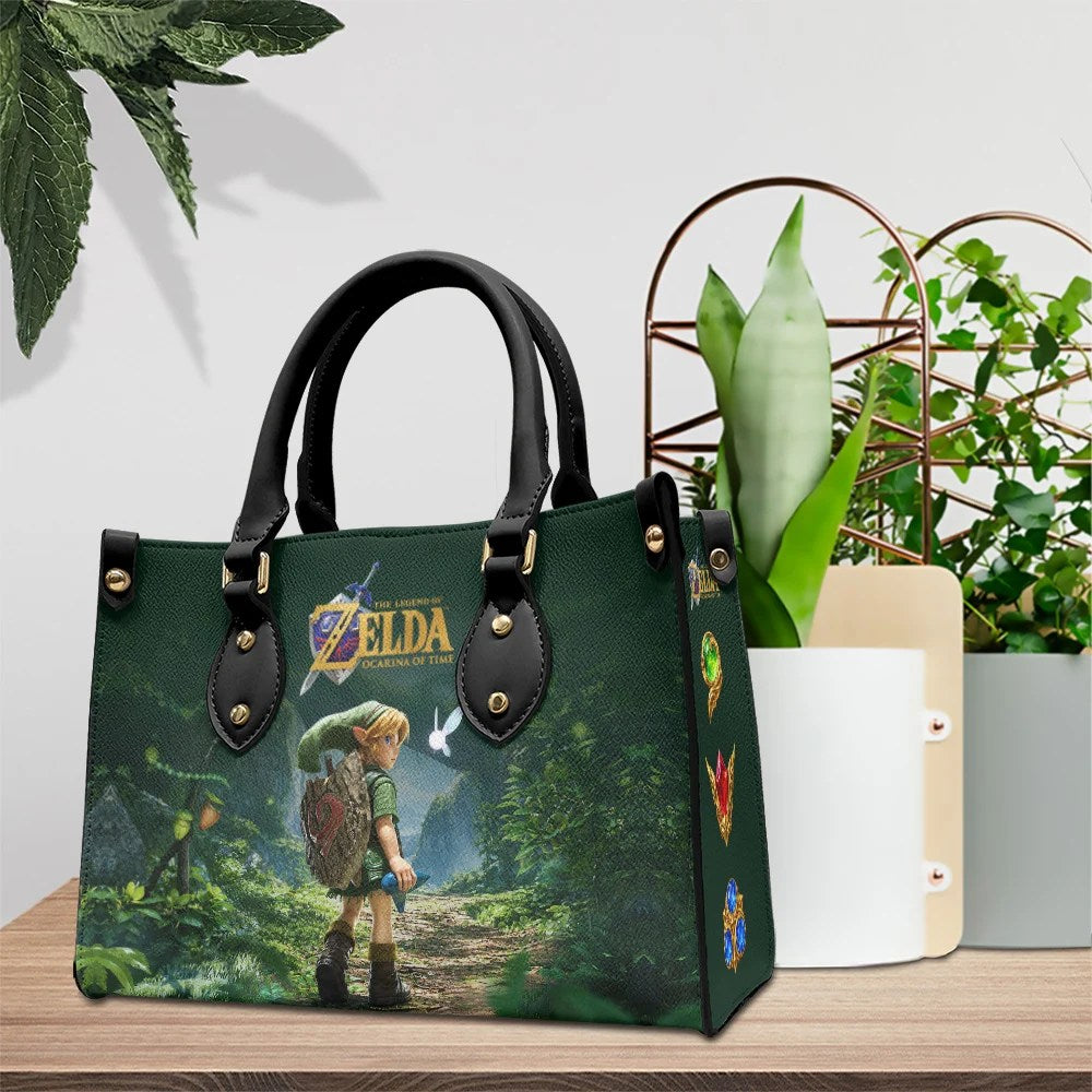 The Legend of Zelda: Ocarina of Time Leather HandBag – GNE8730