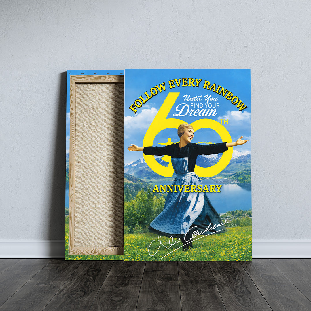 The Sound of Music 60th Anniversary Rectangle Canvas With Inner Frame – GNE4806