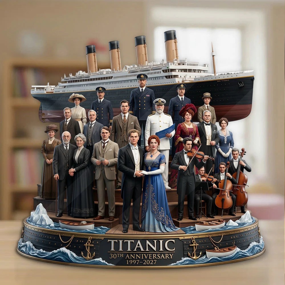 Titanic 30th Anniversary Custom Shape Acrylic Plaque – TMTHU8955