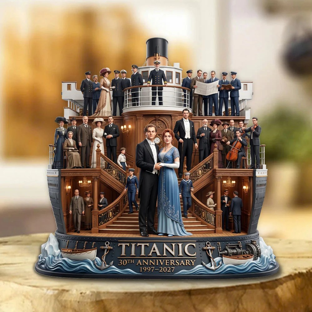Titanic 30th Anniversary Custom Shape Acrylic Plaque – TMTHU8956