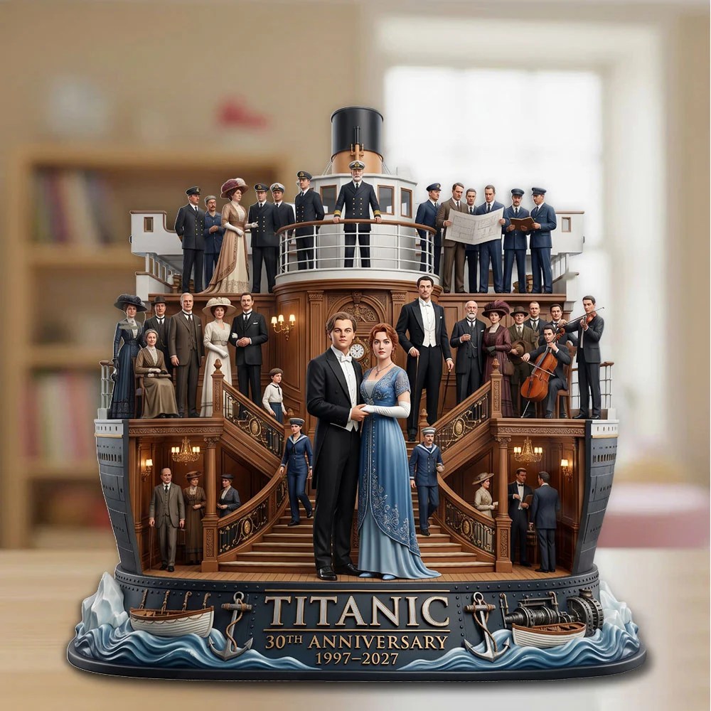 Titanic 30th Anniversary Custom Shape Acrylic Plaque – TMTHU8956