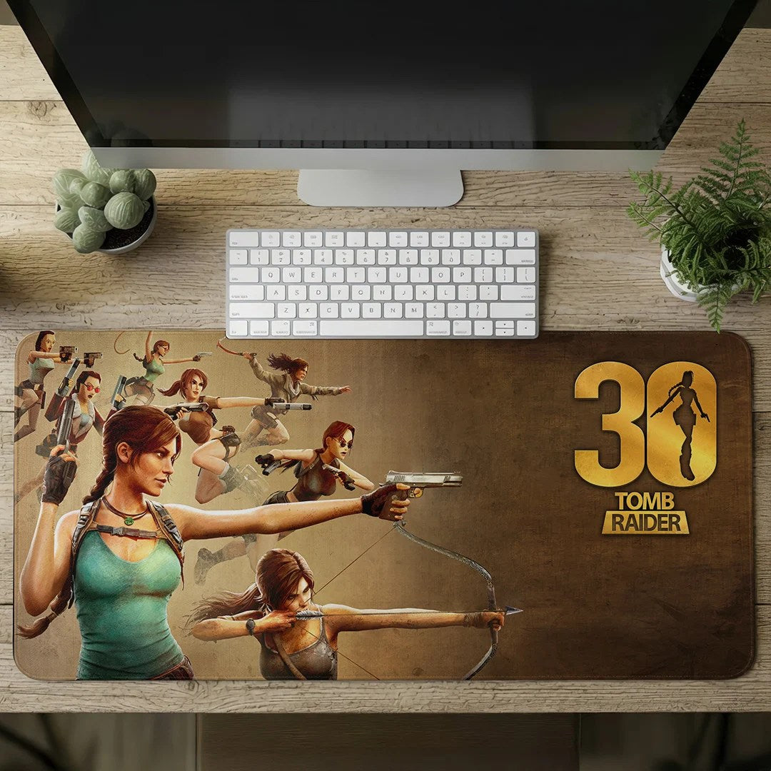 Tomb Raider 30th Anniversary Custom Gaming Desk Mat – GNE8595