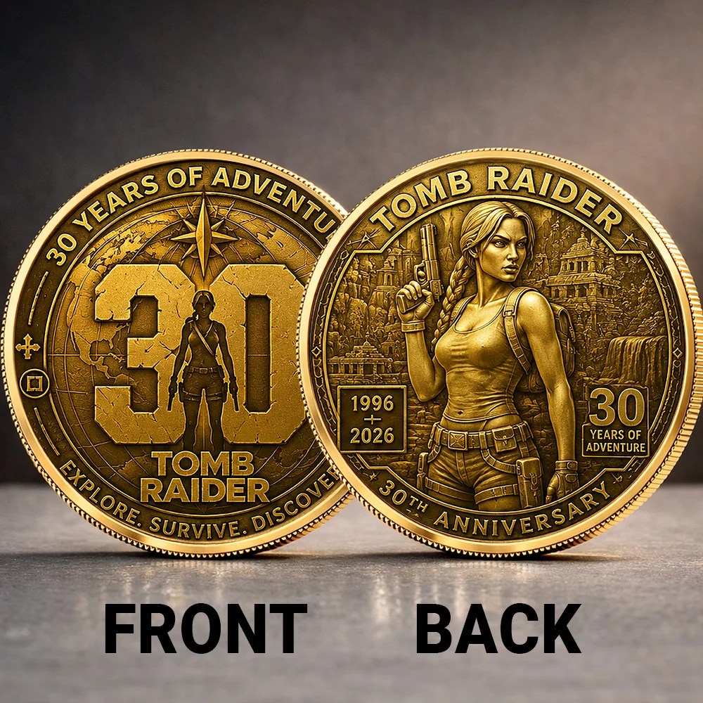 Tomb Raider 30th Anniversary Commemorative Coin – GNE8404