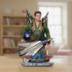 Top Gun 40th Anniversary 2026 Custom Shape Acrylic Plaque – TMTHU5381