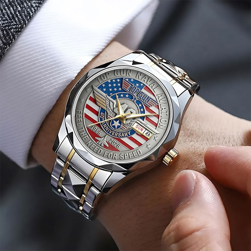 Top Gun 40th Anniversary 2026 Alloy Luxury Quartz Watch – TANTN22497