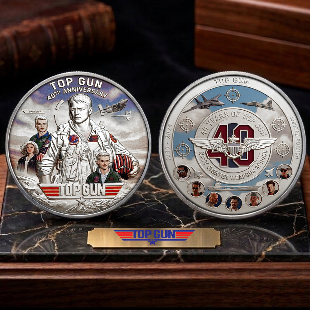 Top Gun 40th Anniversary 2026 Commemorative Coin – TMTHU5550