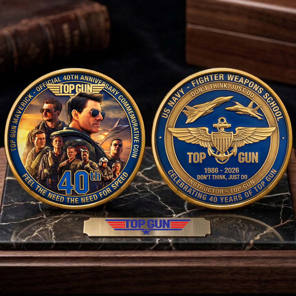 Top Gun 40th Anniversary 2026 Commemorative Coin – TMTHU5658
