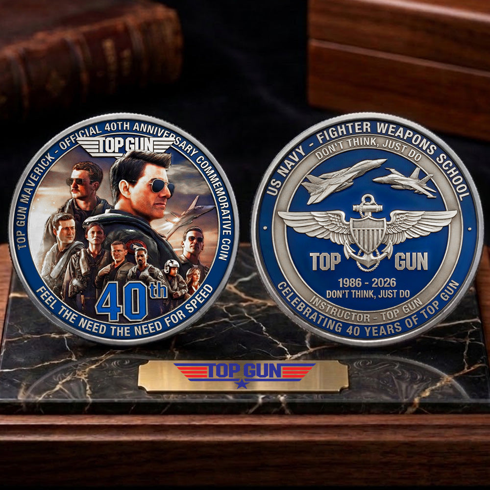 Top Gun 40th Anniversary 2026 Commemorative Coin – TMTHU5658