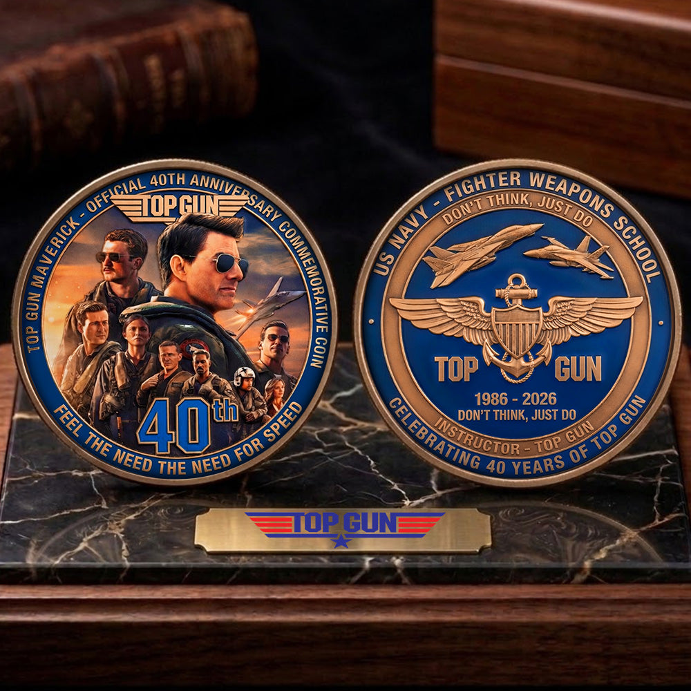 Top Gun 40th Anniversary 2026 Commemorative Coin – TMTHU5658