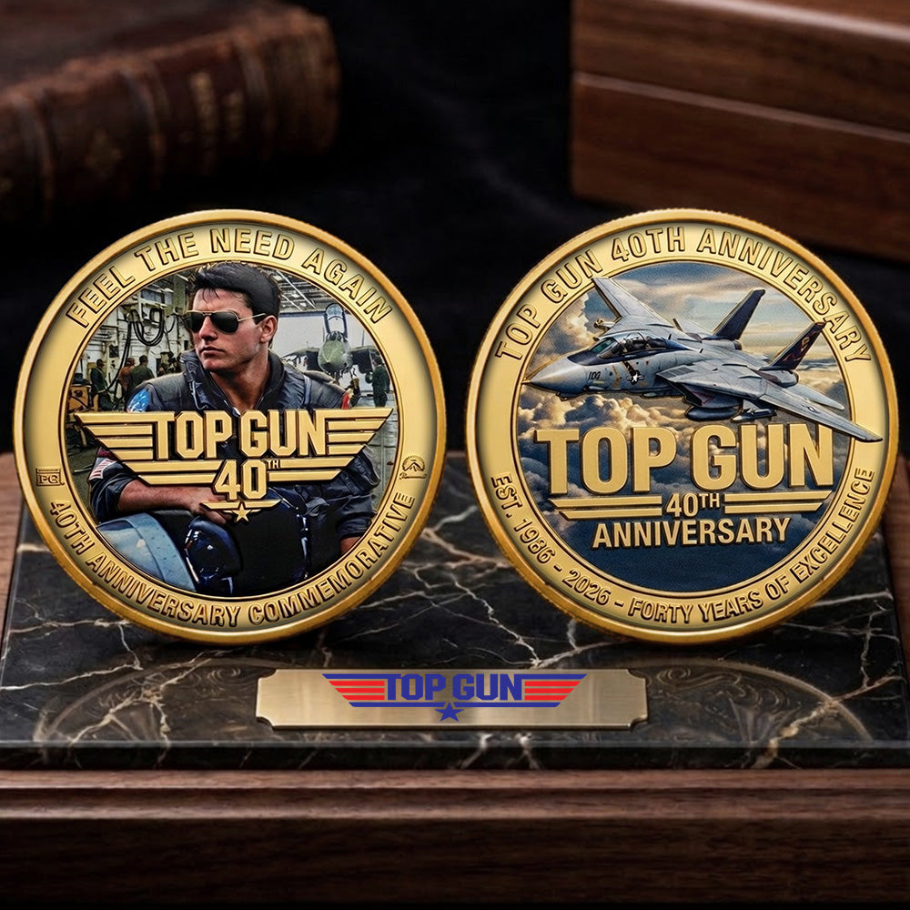 Top Gun 40th Anniversary 2026 Commemorative Coin – TMTHU5383
