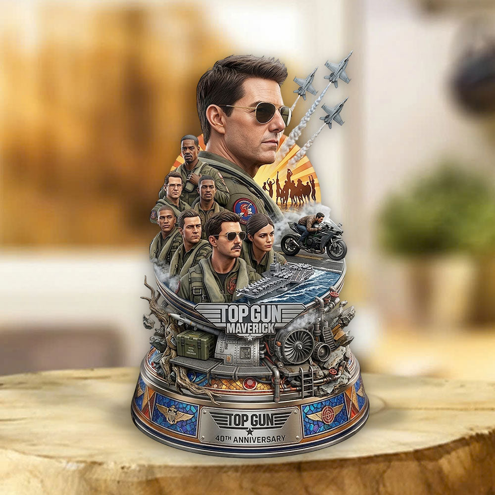 Top Gun 40th Anniversary Custom Shape Acrylic Plaque – TMTHU5571