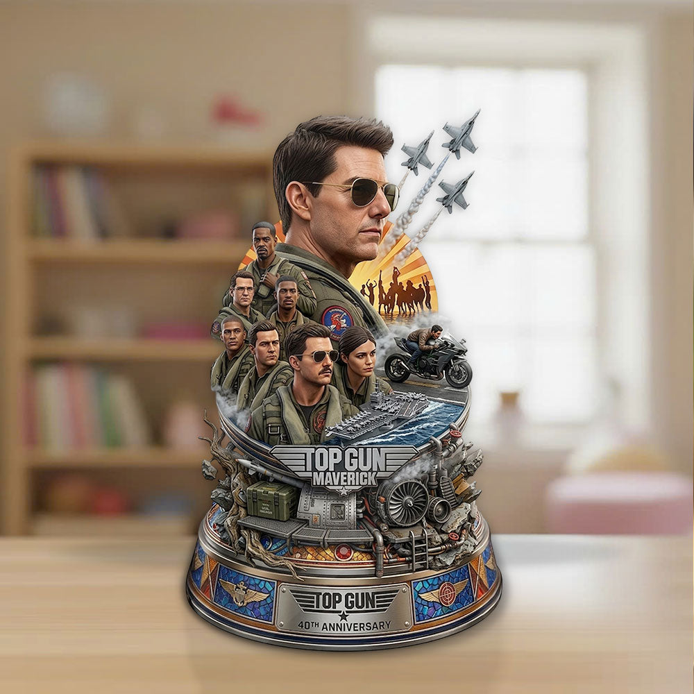 Top Gun 40th Anniversary Custom Shape Acrylic Plaque – TMTHU5571