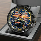 Top Gun 40th Anniversary Black Stainless Steel Watch – HOATT15489