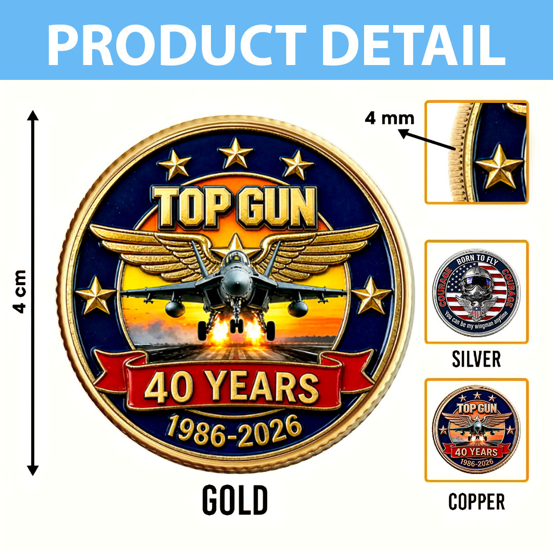 Top Gun 40th Anniversary Commemorative Coin – HOATT17702