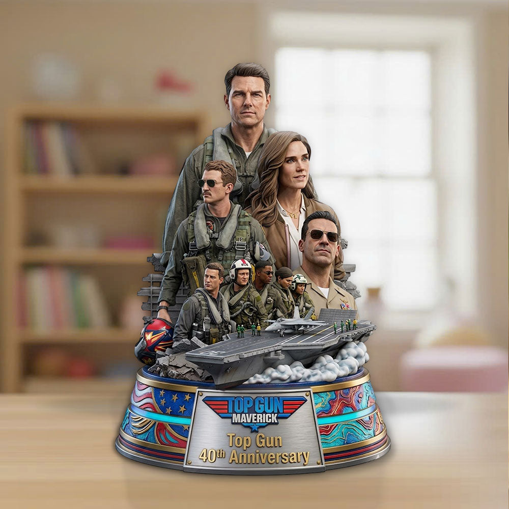 Top Gun 40th Anniversary Custom Shape Acrylic Plaque – TMTHU5940