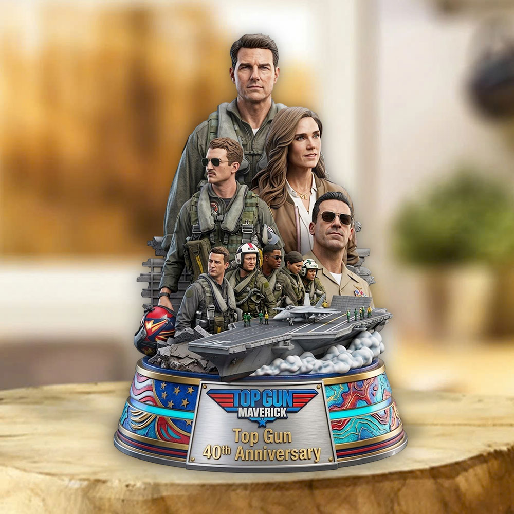 Top Gun 40th Anniversary Custom Shape Acrylic Plaque – TMTHU5940