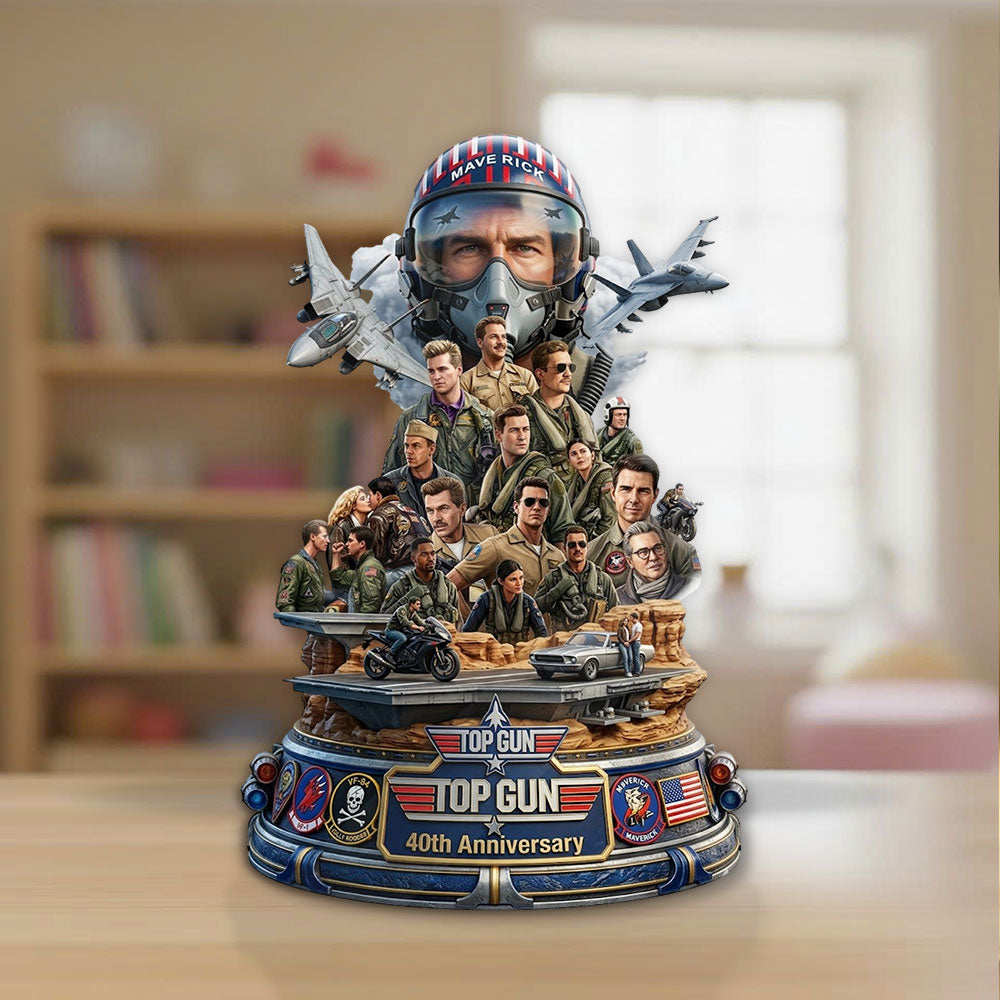 Top Gun 40th Anniversary Custom Shape Acrylic Plaque – TMTHU6202