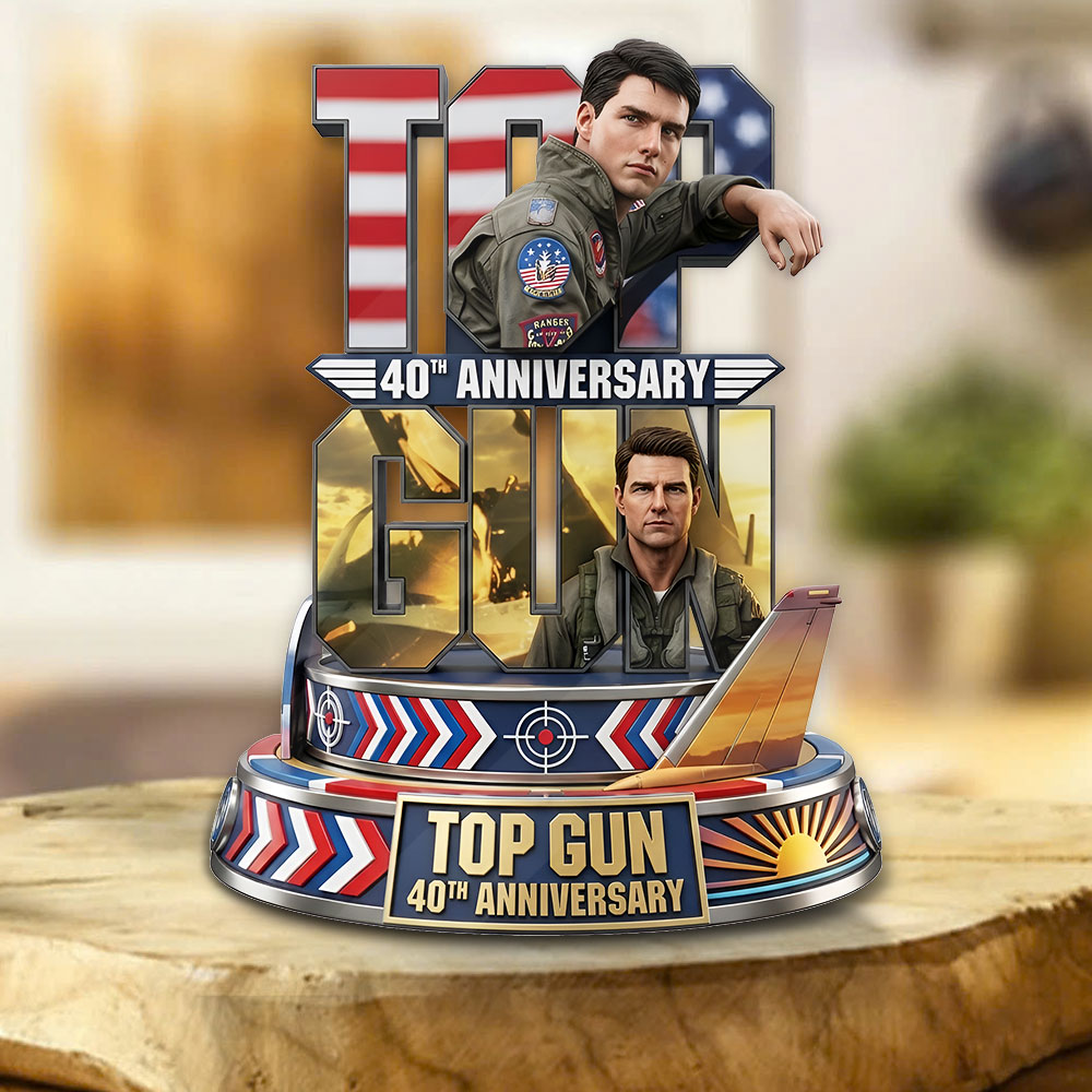 Top Gun 40th Anniversary Custom Shape Acrylic Plaque – TMTHU6215