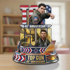 Top Gun 40th Anniversary Custom Shape Acrylic Plaque – TMTHU6215