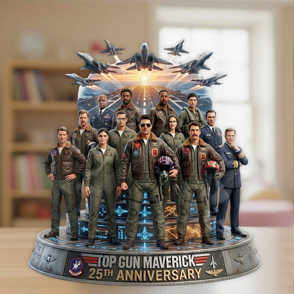 Top Gun 40th Anniversary Custom Shape Acrylic Plaque – TMTHU6249