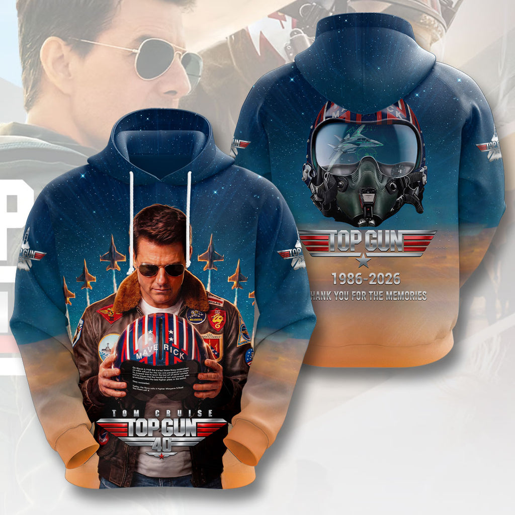 Top Gun 40th Anniversary 3D Apparel – HOATT18086
