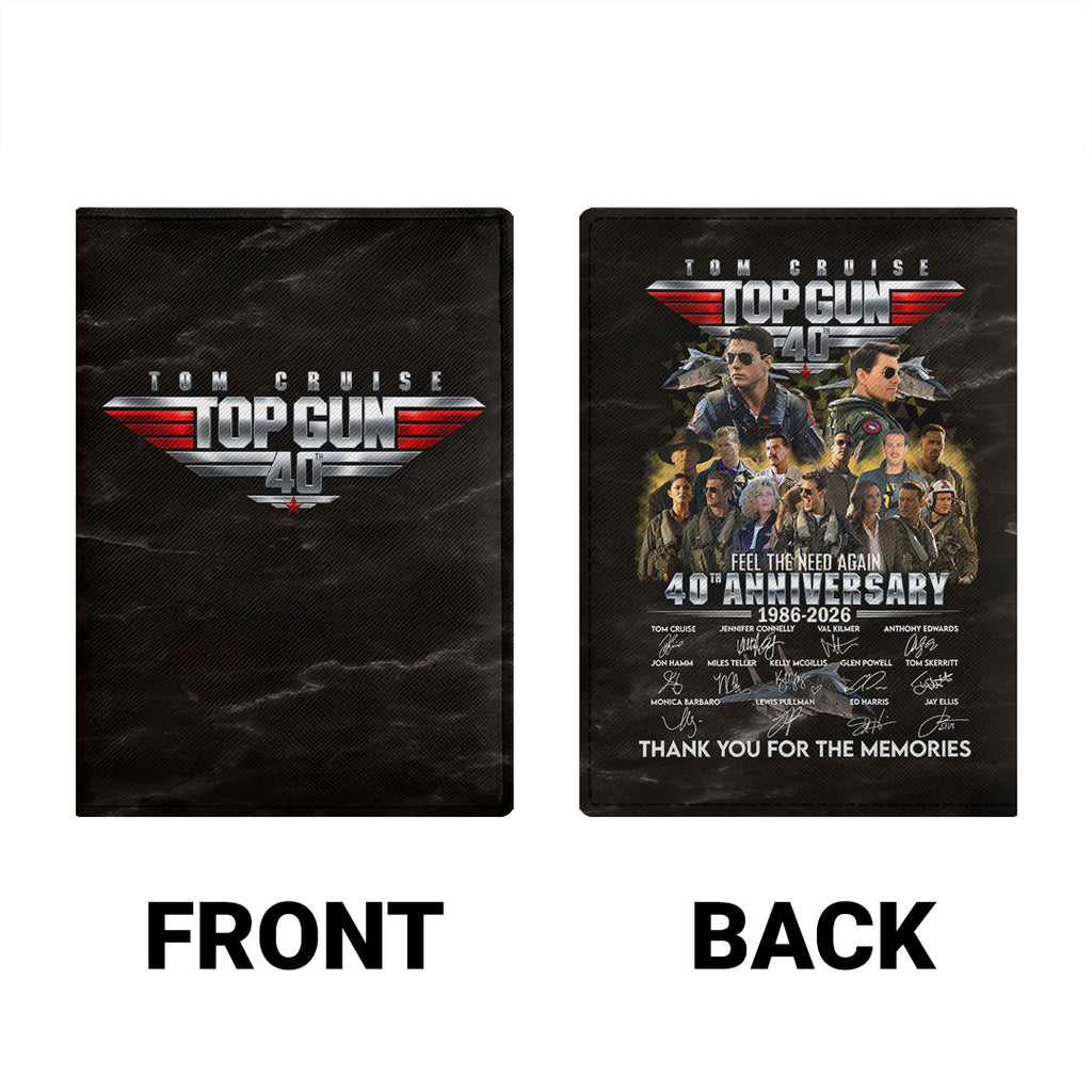 Top Gun 40th Anniversary Leather Passport Cover – HOATT18084