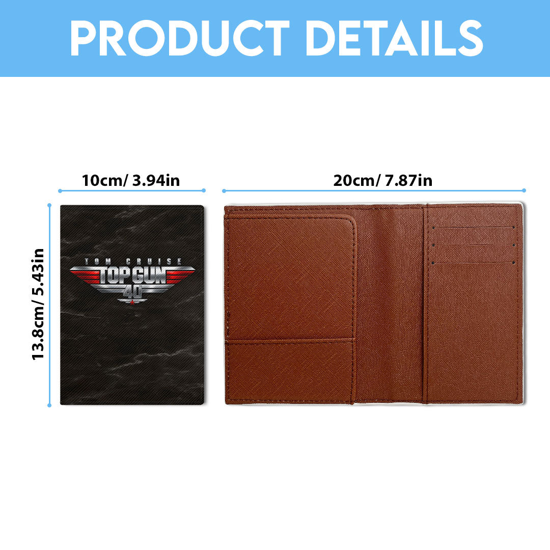 Top Gun 40th Anniversary Leather Passport Cover – HOATT18084