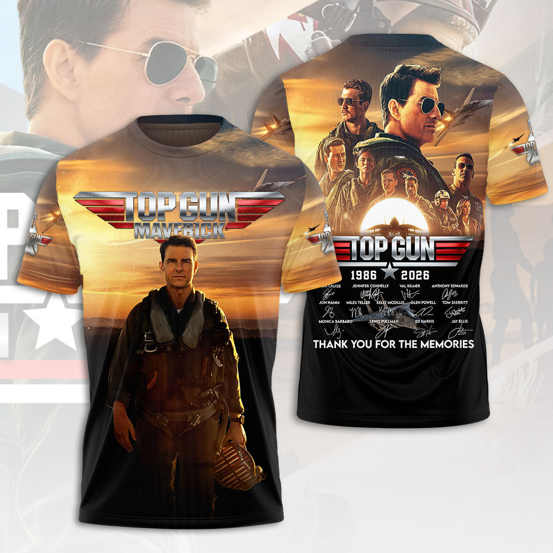 Top Gun 40th Anniversary 3D Apparel – HOATT18012