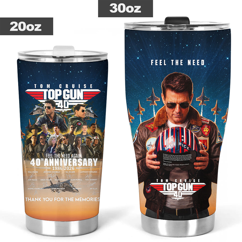 Top Gun 40th Anniversary Tumbler Cup – TANTN23101