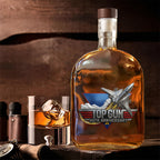Top Gun 40th Anniversary 25oz Empty Whiskey Bottle – TMTHU6112