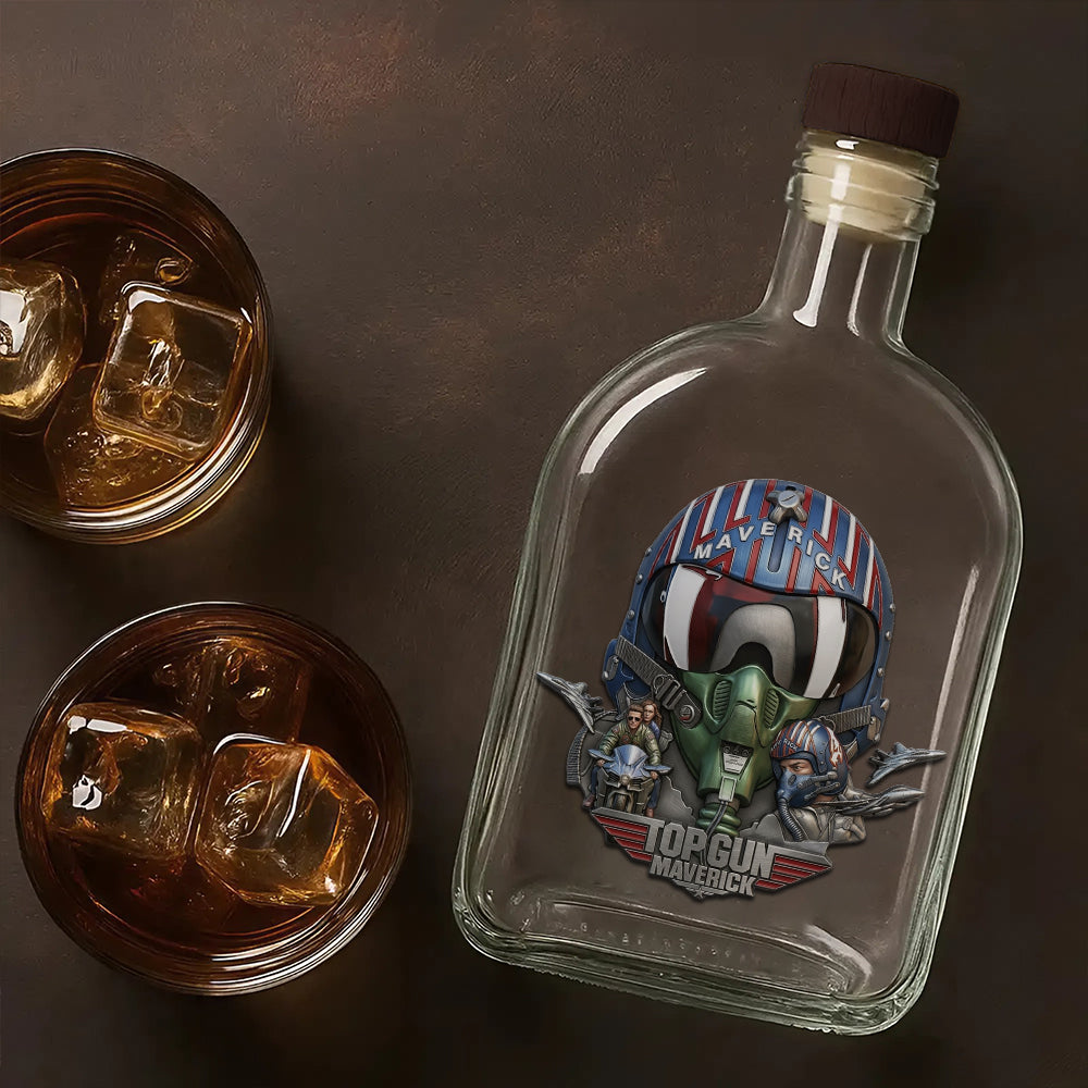 Top Gun 40th Anniversary 25oz Empty Whiskey Bottle – TMTHU6113