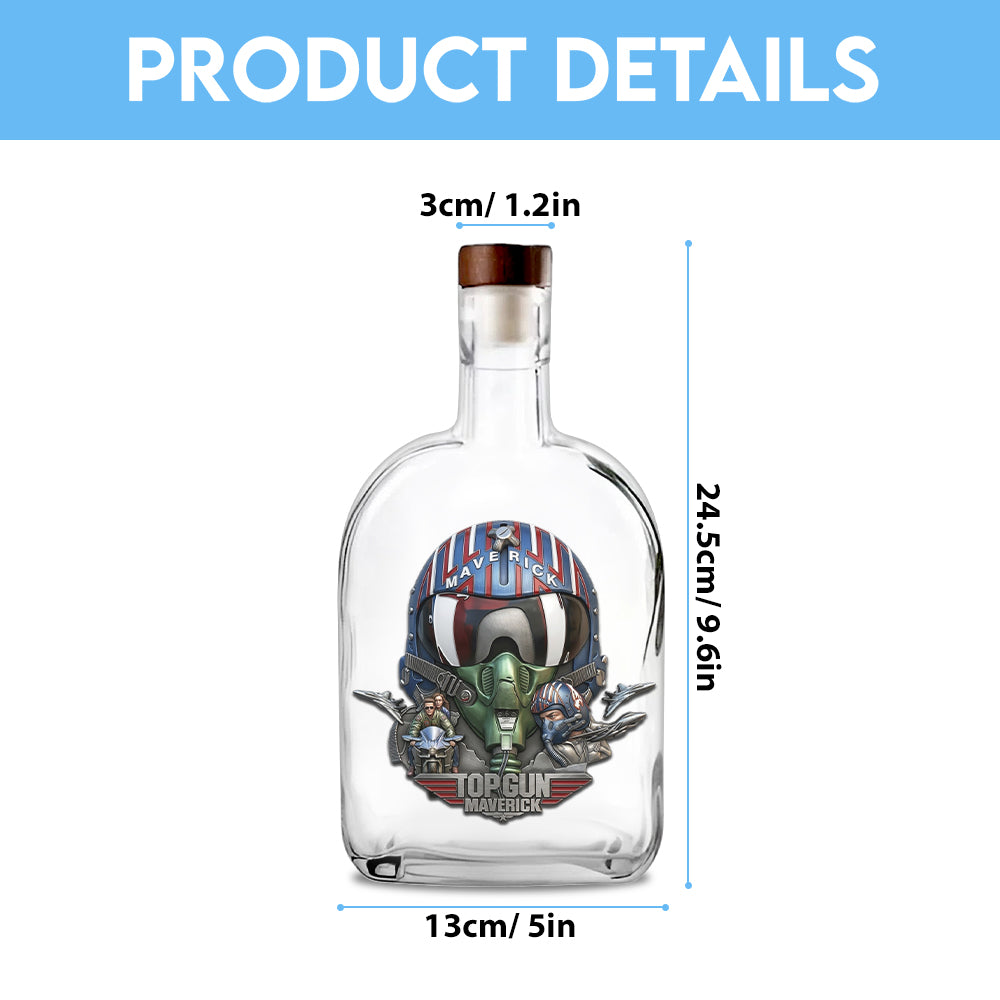 Top Gun 40th Anniversary 25oz Empty Whiskey Bottle – TMTHU6113