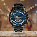 Top Gun 40th Anniversary Black Stainless Steel Watch – TMTHU3010