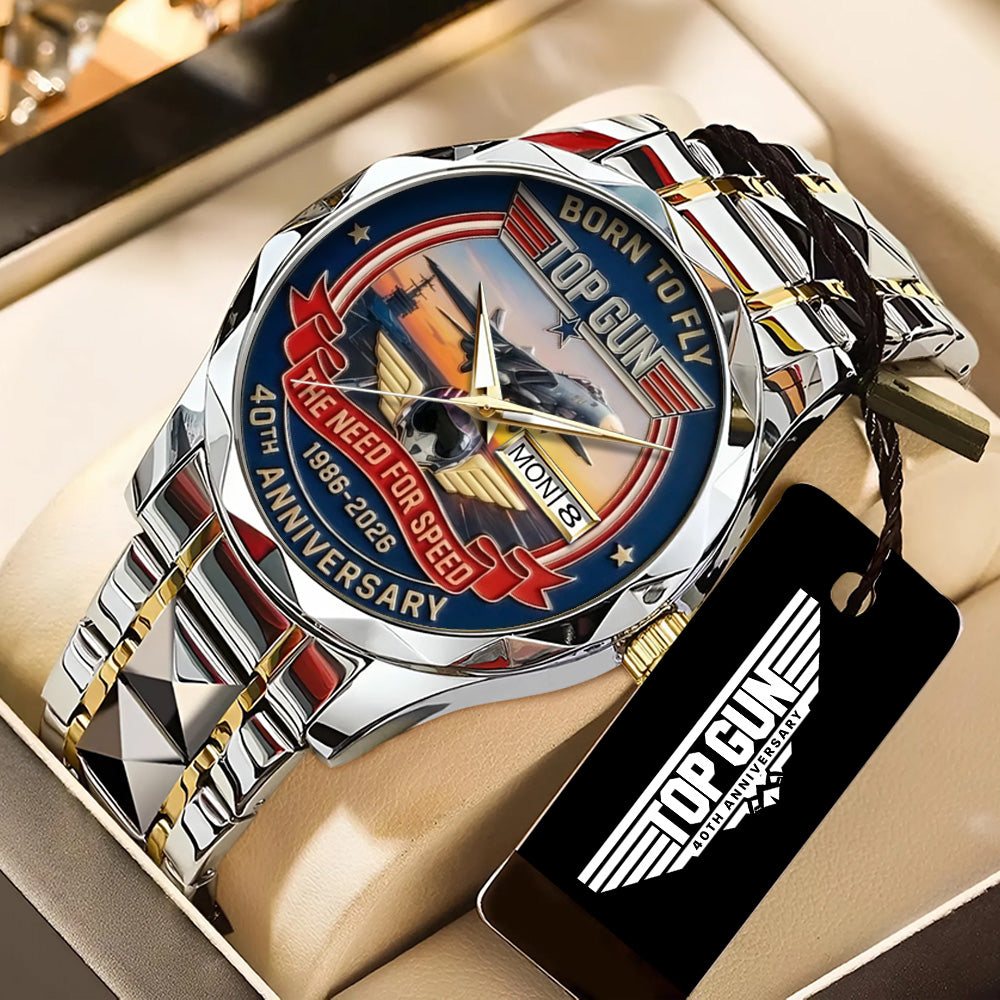 Top Gun 40th Anniversary 2026 Alloy Luxury Quartz Watch – TANTN19748