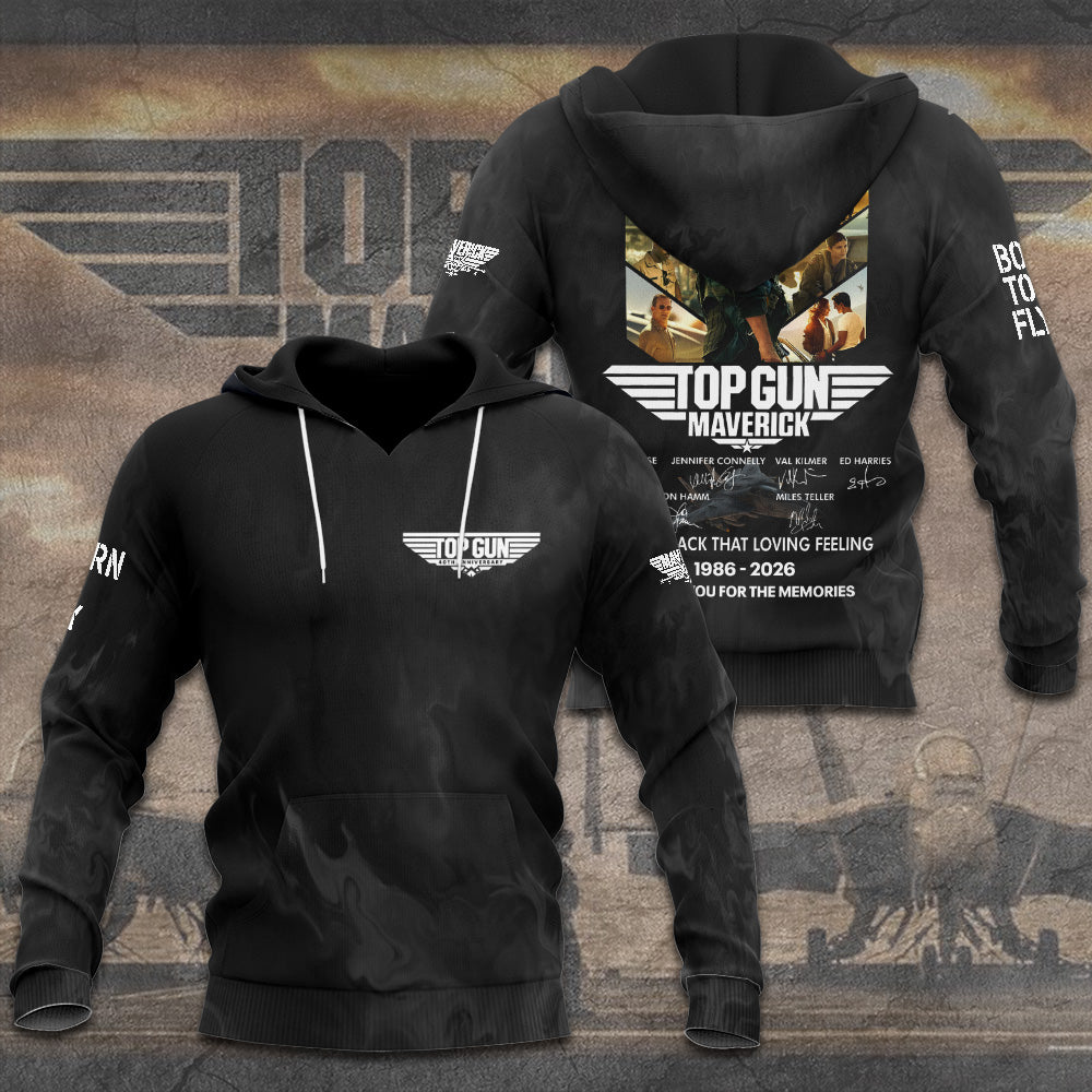 Top Gun 40th Anniversary 2026 3D Apparel – TANTN19377
