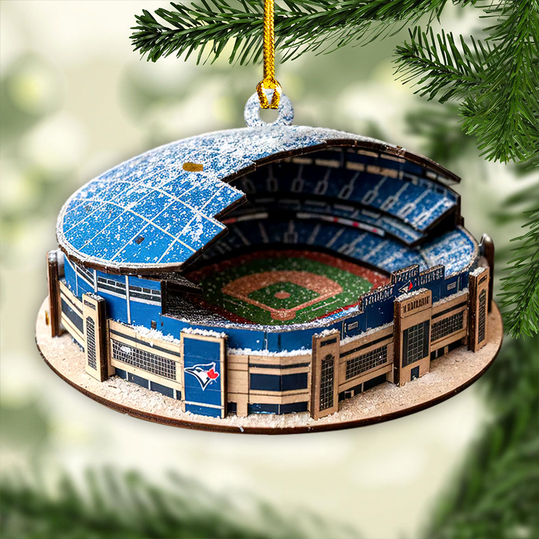 Toronto Blue Jays 2025 American League Champions Custom Shape 2-sided Acrylic Ornament – HOATT14524