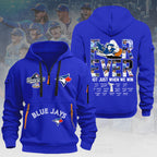 Toronto Blue Jays 2025 American League Champions 2D Quarter Zip Hoodie – HOATT14576