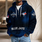 Toronto Blue Jays 2025 American League Champions 3D Unisex Waffle Hoodie – HOATT14929