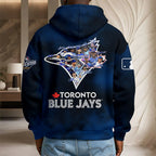Toronto Blue Jays 2025 American League Champions 3D Unisex Waffle Hoodie – HOATT14929