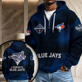 Toronto Blue Jays 2025 American League Champions 3D Unisex Waffle Hoodie – HOATT14929