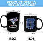 Toronto Blue Jays 2025 American League Champions Ceramic Mug – HOATT14594