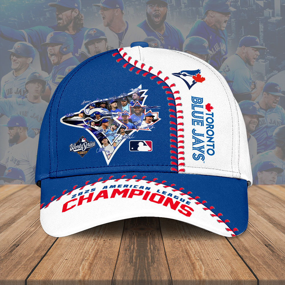 Toronto Blue Jays 2025 American League Champions Classic Cap – HOATT14653
