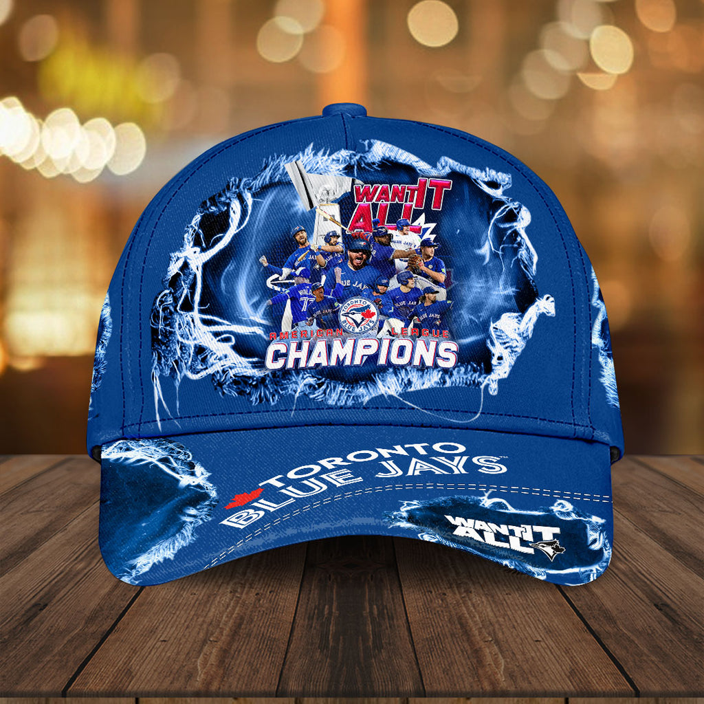 Toronto Blue Jays 2025 American League Champions Classic Cap – HOATT14669