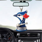 Toronto Blue Jays 2025 American League Champions Custom shape 2-sided Acrylic Car Ornament – MAITM13776