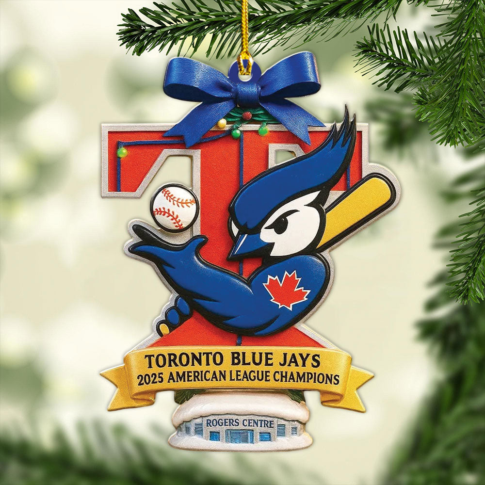 Toronto Blue Jays Custom Shape 2-sided Acrylic Ornament – MAITM13770