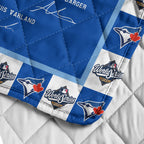 Toronto Blue Jays 2025 American League Champions Quilt Blanket – MAITM13772