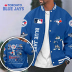 Toronto Blue Jays 2025 American League Champions Varsity Jacket – HOATT14676