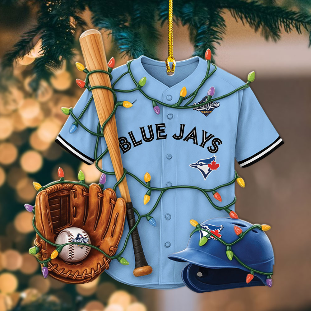 Toronto Blue Jays 2025 World Series Custom Shape 1-sided Acrylic Ornament – MAITM13681