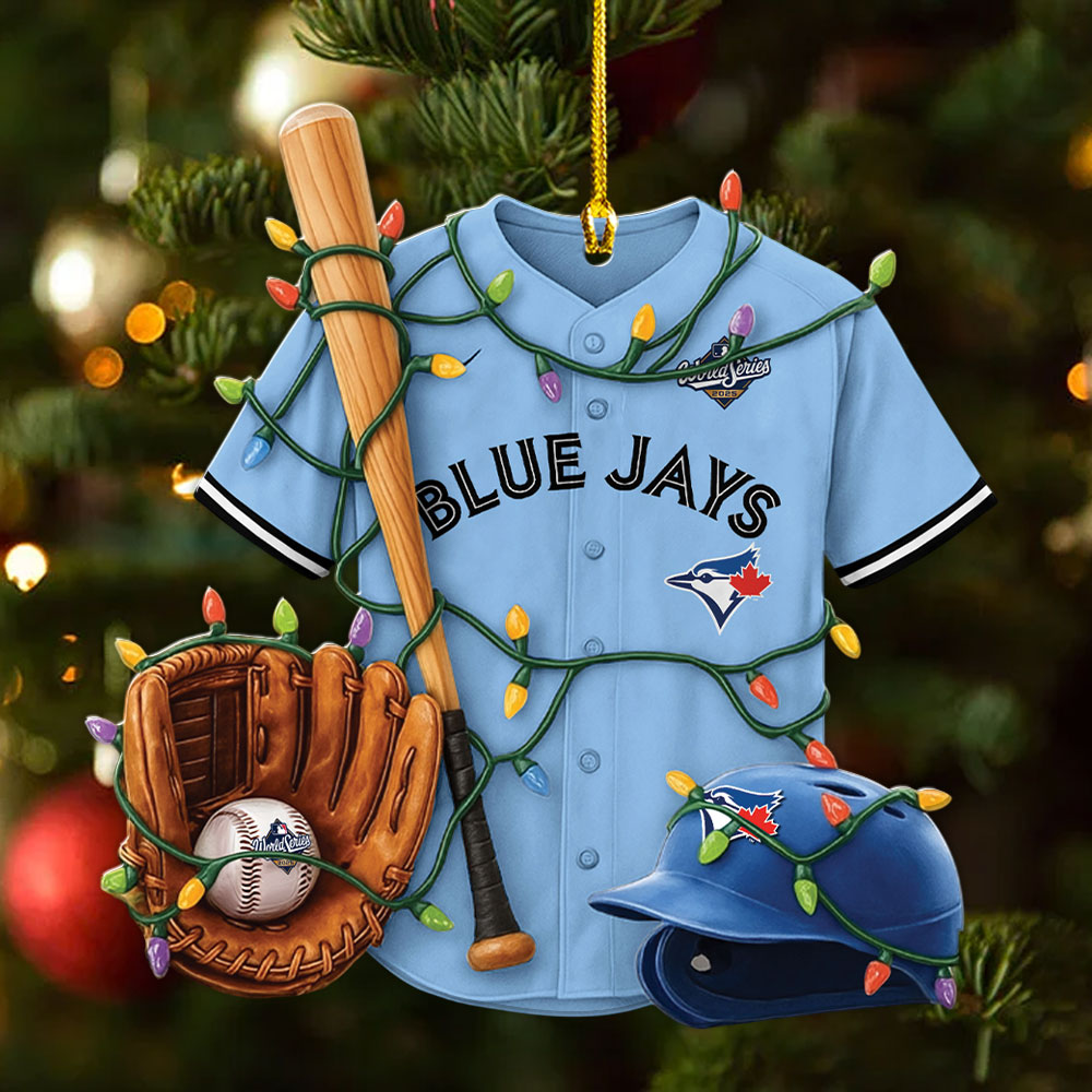 Toronto Blue Jays 2025 World Series Custom Shape 1-sided Acrylic Ornament – MAITM13681