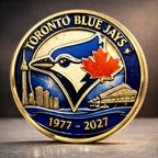 Toronto Blue Jays 50th Anniversary Commemorative Coin – MAITM15229